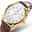 OLEVS Men Quartz Watch Calendar Waterproof Genuine Leather Watch
