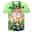 St. Patrick's Day Shamrock Irish T-shirt Anime Cartoon Anime 3D Harajuku Graphic T-shirt For Couple's Men's Women's Adults' 3D Print St.Patrick's Day