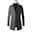 Men's Winter Coat Wool Coat Overcoat Daily Wear Going out Winter Polyester Thermal Warm Washable Outerwear Clothing Apparel Fashion Warm Ups Solid Colored Pocket Standing Collar Single Breasted