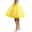 Women's Skirt Swing Tutu Knee-length Skirts Layered Tulle Solid Colored Carnival Performance Spring & Summer Organza Basic White Yellow Fuchsia Gold