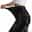 Women's Tights Pants Trousers Faux Denim High Waist Full Length Black