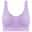 Underwear Women's Plus Size Deep U Comfortable Beauty Back Yoga Vest with Pads No Steel Ring Gathered Shock-proof Sports Bra