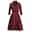 Women's Tartan Dress Swing Dress Plaid Dress Vintage Dress Green Red Long Sleeve Plaid Lace up Winter Fall Shirt Collar Mature Winter Dress Fall Dress 2022 S M L XL XXL