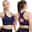 Women's High Support Sports Bra Running Bra Seamless Racerback Bra Top Padded Yoga Fitness Gym Workout Breathable Wearproof Soft Spandex Bean Paste Black Pink Solid Colored