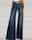 Women's Jeans Bootcut Denim Baggy Full Length Blue Autumn / Fall