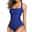 Women's Normal Swimwear One Piece Monokini Bathing Suits Swimsuit Halter Tummy Control Open Back Pure Color V Wire Vacation Fashion Bathing Suits