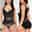 Bodysuit Women's Black color Mesh Elastic Waist Daily Sexy Skinny S