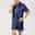 Men's Sleepwear Pajama Set Silk Pajama Pajama Top and Shorts 1 set Plain Fashion Comfort Home Bed Faux Silk Comfort Lapel Short Sleeve Shorts Button Spring Summer Black Blue