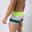 Men's Swimwear Swim Trunks Swim Briefs Mesh Drawstring Color Block Breathable Soft Simple Comfort Black White