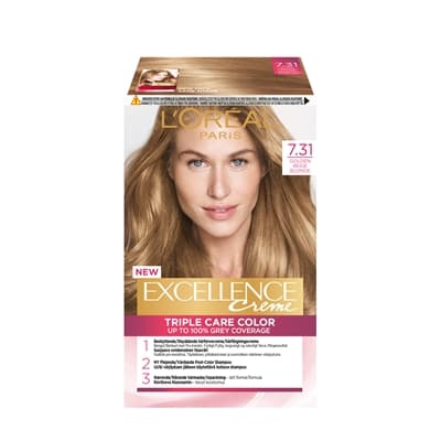 L'Oréal Excellence 7.31 Golden Beige Blonde 