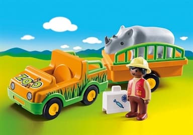 Playmobil Zoo Vehicle with Rhino 70182