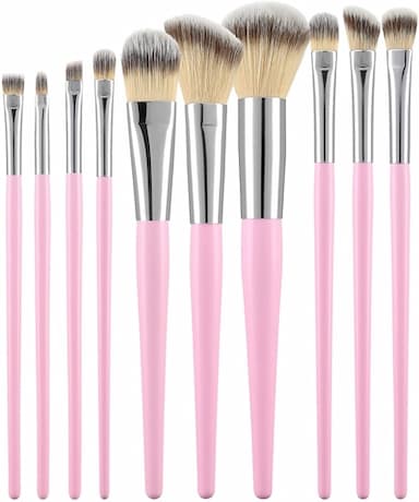 <div>&nbsp;Mimo Makeup Brush Set Pink 10 pcs.</div>