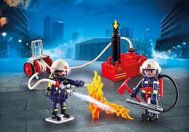 Playmobil Brandmænd Med Vandpumpe 9468