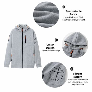 Men's Graphic Cross Long Sleeve Sweatshirts  Hooded Streetwear Basic Sports & Outdoor Sports Fall Winter Black Dark Gray Gray Clothing Apparel Designer Hot Stamping S M L XL XXL 3XL
