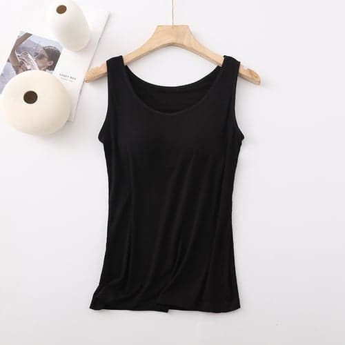 Women's Tank Top Basic Sleeveless Regular Tops Round Neck Casual Black White Orange Dark Gray Gray