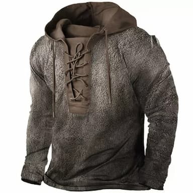 Men's Graphic Prints Hoodie Hoodies Sweatshirt Pullover Hoodie Sweatshirt Long Sleeve Hooded Sweatshirt Hooded Streetwear 3D Print Casual Daily Sports Black Red Lace up Print Spring &  Fall Designer