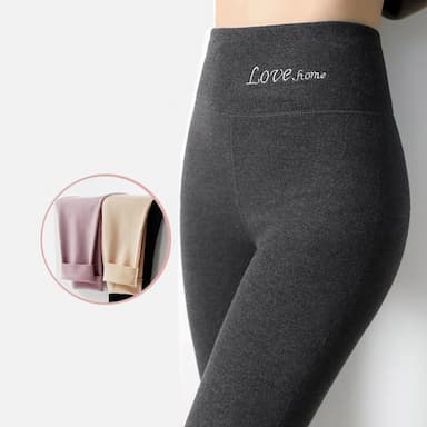 Women's Tights Leggings Thermal Underwear Fashion Ankle-Length High Waist Plain Thermal Warm Tummy Control Butt Lift High Elasticity Casual Daily Nude Black Pink Purple Skinny