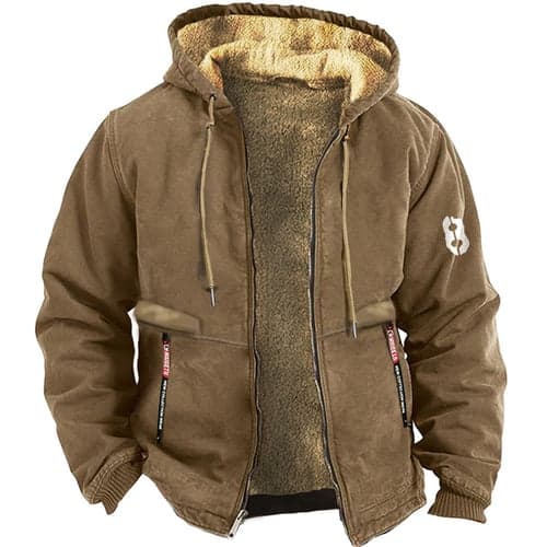 Men's Graphic Letter Long Sleeve Sweatshirts  Hooded Basic Casual Sports & Outdoor Sports Winter Blue Brown Gray Clothing Apparel Designer Hot Stamping S M L XL XXL 3XL