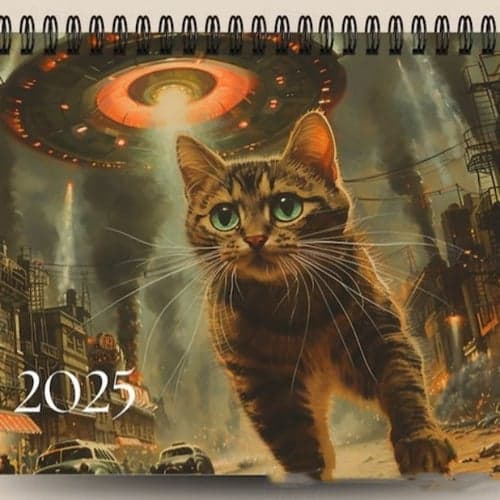 Wall Calendar 2025 Calendar with Holidays Cats Monthly Wall Calendar Cat Theme Family Planner & Daily Organizer 2025 Wall Calendars for Planning