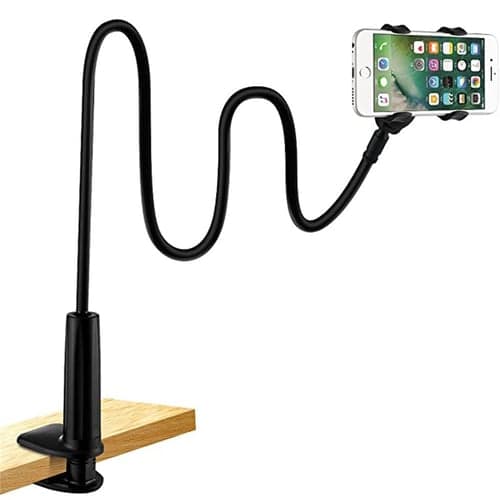 Universal Phone Holder Flexible 360 Clip Mobile Cell Phone Holder Lazy Bed Desktop Bracket Mount Smartphone Stand for iPhone Samsung Galaxy Phones