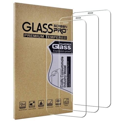 3 Pack Screen Protector For Apple iPhone 16 iPhone 15 Pro Max Plus iPhone 14 13 12 11 Pro Max Mini X XR XS Max 8 7 Plus Tempered Glass 9H Hardness Anti-Fingerprint High Definition Ultra Thin 3D Touch