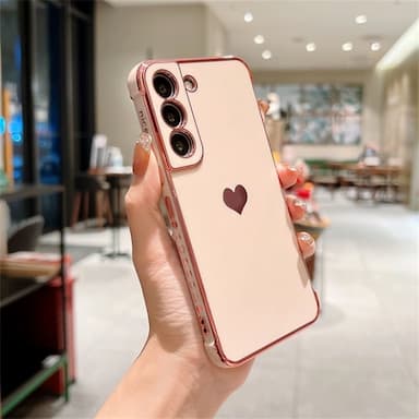 Phone Case For Samsung Galaxy S24 S23 S22 S21 Plus Ultra S25 Ultra Classic Series Plating Full Body Protective Dustproof Solid Colored TPU