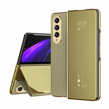 Phone Case For Samsung Galaxy Z Fold 6 Z Fold 5 Z Fold 4 Z Fold 3 Flip Bumper Frame Magnetic Full Body Protective Solid Colored PC Metal