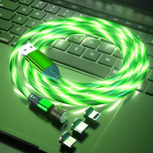 Multi Charging Cable 3.3ft 6.6ft USB A to Lightning / micro / USB C 3 A Fast Charging 3 in 1 Magnetic 540 Rotation For Samsung iPhone Phone Accessory