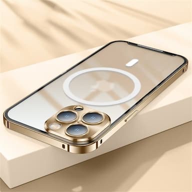 Phone Case For iPhone 16 Pro Max iPhone 15 Pro Max Plus iPhone 14 Pro Max Plus iPhone 13 12 Pro Max With Magsafe with Screen Protector Magnetic Matte Frosted Solid Color Metal PU Leather