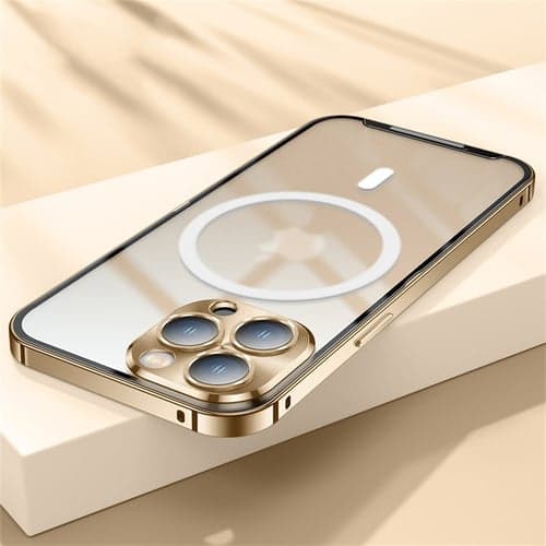 Phone Case For iPhone 16 Pro Max iPhone 15 Pro Max Plus iPhone 14 Pro Max Plus iPhone 13 12 Pro Max With Magsafe with Screen Protector Magnetic Matte Frosted Solid Color Metal PU Leather