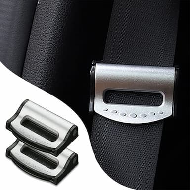 2 Pack Car Seat Belt Clip Seatbelt Adjuster for Adults Comfort Universal Auto Shoulder Neck Strap Positioner