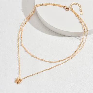 Women's necklace Fashion Outdoor Butterfly Necklaces Gold