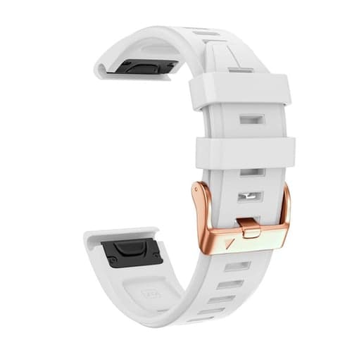Watch Band for Garmin Fenix 7S Pro 6S 5S Plus Epix Pro 42mm Approach S70 42mm Instinct 2S Descent Mk2S D2 Delta S 20mm Silicone Replacement  Strap 20mm Adjustable Stainless Steel Buckle Sport Band