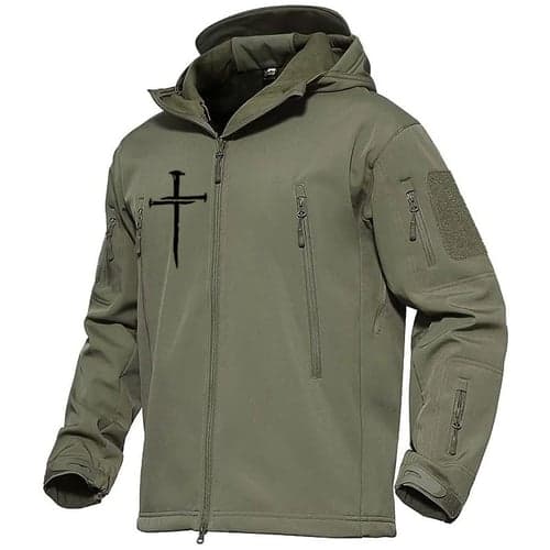 Men's Graphic Faith Hoodies Long Sleeve Sweatshirts  Hooded Daily Casual Sports Outdoor Holiday Fall & Winter Black Army Green Dark Gray Clothing Apparel Designer S M L XL XXL 3XL