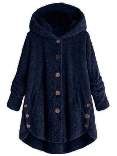 Women's Fleece Jacket Sherpa Jacket Teddy Coat Outdoor Valentine's Day Daily Fall Winter Coat Regular Fit Windproof Warm Comtemporary Stylish Plush Jacket Long Sleeve Leopard Plain Oversize Black