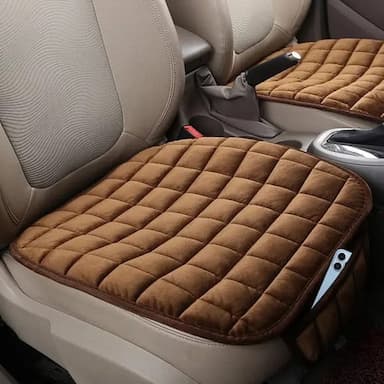 1Pc Car Seat Cushion Non-Slip Rubber Bottom Car Seat Covers With Storage Pockets Comfort Memory Foam Driver Seat Cushion Car Seat Pad Universal