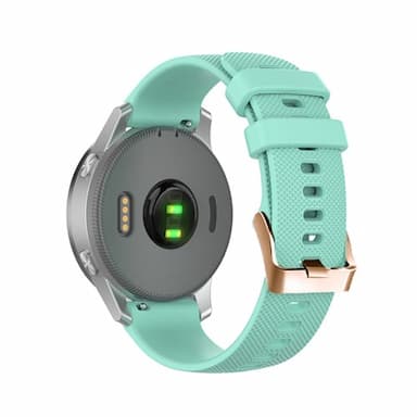 Watch Band for Garmin Forerunner 265S 255S Active 5 Venu 3S 2S Sq 2 Plus Vivoactive 4S 3 Vivomove Sport 18mm 20mm Silicone Replacement  Strap 18mm 20mm Waterproof Adjustable Sport Band Wristband