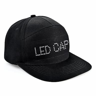LED Costume Hats LED Caps Display   APP Programmable LED Message Display Hats Luminous Flashing Baseball Cap Cool Party Hat Messages Scrolling LED Hats And Caps