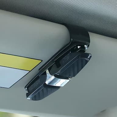 Sunglass Holder for Car Visor Premium Car Sunglasses Clip with 180-Degree Rotational Functionality