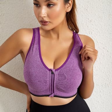 Women's High Support Sports Bra Running Bra Seamless Racerback Bra Top Padded Yoga Fitness Gym Workout Breathable Shockproof Sweat wicking Black White Pink Solid Colored Home Outfits
