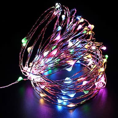 Waterproof 10M 100 LED USB 5V Fairy String Lights Firefly Lights Christmas Decor Christmas Lights Multi Color