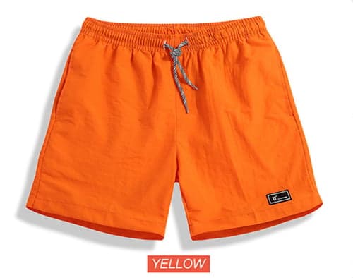 Men's Running Shorts Drawstring Bottoms Outdoor Street Athletic Summer Quick Dry Sweat wicking Fitness Gym Workout Jogging Regular Fit Sportswear Activewear Solid Colored Black Yellow Wine