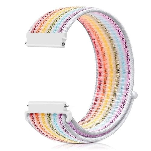 Watch Band for Garmin Forerunner 265 255 Active 5 Venu 3 2 Plus Vivoactive 4 3 Vivomove Sport Approach S42 S40 20mm 22mm Nylon Replacement  Strap 20mm 22mm Sport Loop Wristband