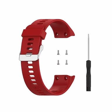 Watch Band for Garmin Forerunner 35/30, Approach S10 Silicone Replacement  Strap Breathable Sport Band Classic Buckle Wristband
