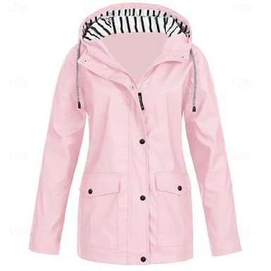 Women's Hiking Jacket Hoodie Jacket Outdoor Windproof Breathable Quick Dry Sweat-Wicking Lightweight Outerwear Trench Coat Windbreaker Parka Hunting Fishing Climbing
