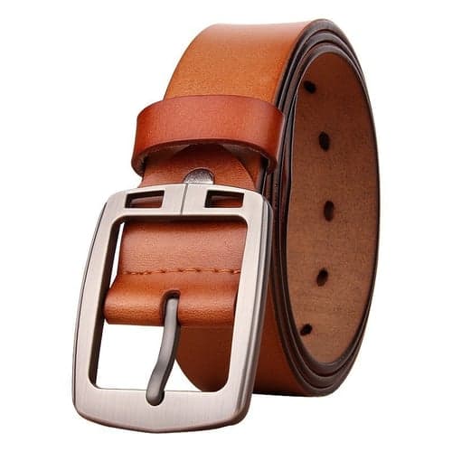 Men's Sashes Belt Men's belt Waist Belt Black Coffee Cowhide Alloy Modern Contemporary Solid / Plain Color Daily Wear Vacation Casual Daily
