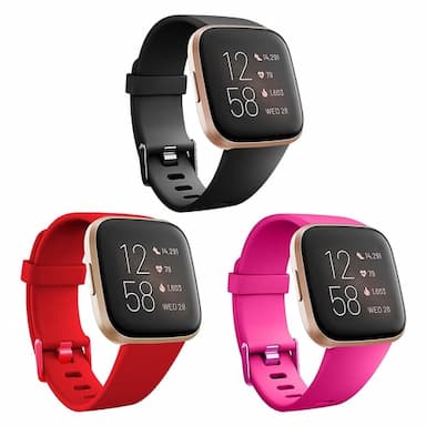 3 PCS Watch Band for Fitbit Versa 2 / Versa Lite / Versa SE / Versa Silicone Replacement  Strap Soft Breathable Sport Band Wristband