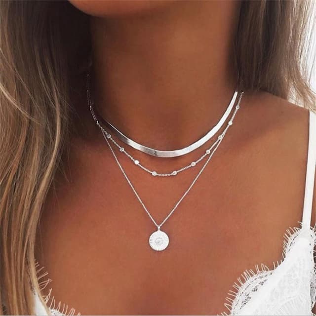 Women's necklace Fashion Outdoor Flower Necklaces