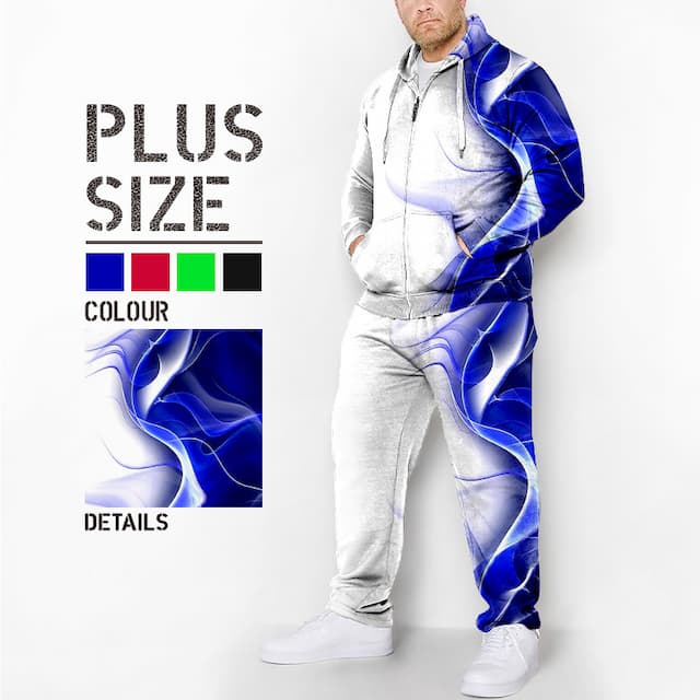 Men's Plus Size Hoodie Big and Tall Graphic Hooded Long Sleeve Spring &  Fall Fashion Designer Casual Daily Sports Tops