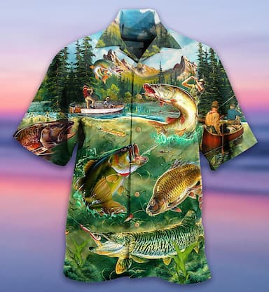 Men's Shirt Summer Hawaiian Shirt Graphic Prints Fish Turndown White Yellow Black / Brown Red Brown Casual Hawaiian Short Sleeve Print Button-Down Clothing Apparel Tropical Fashion Hawaiian Soft